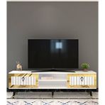 Cantek Dizayn Lidya Tv Stand BEYAZ-ALTN Çok Renkli