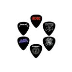 cantekin Gitar Pena 6 Adet Metallica Adcd Led Zeppelin Queen Black Sabbath Ramones