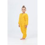 Cantoy Kız Erkek Çocuk Kalın Elyaf Dolgulu Premium Kalite 2.5 Tog Desenli Uyku Tulumu - 3 Yaş - Koyu Sarı