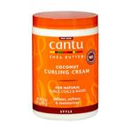 Cantu Shea Tereyağı Doğal Saçlar İçin Hindistan Cevizi Kıvırma Kremi, 25 Ounce