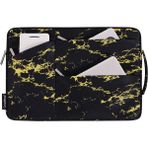Canvas Artisan H32-58 Çizgi Anti-Çizelge Mermer Desen Slim Case 13 Inç Dizüstü Bilgisayarlar Için Ince Kasa 3-Pouches/sap Kayış Dizüstü Bilgisayar Su Geçirmez Taşıma Çantası (Yurt Dışından) - Siyah - Sarı