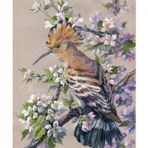 Canvas Hobby Bahar ve Kuş Kasnaklı 40 x 50 cm Sayılarla Boyama Seti
