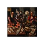 Canvas Hobby Balık Pazarı Kasnaklı 90 x 110 cm Sayılarla Boyama Seti