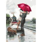 Canvas Hobby Elveda Romantizmi 40 x 50 cm Kasnaklı Sayılarla Boyama Seti Duvar Sticker