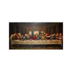 Canvas Hobby Leonardo ve Son Yemek Kasnaklı 100 x 140 cm Sayılarla Boyama Seti