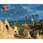 Canvas Hobby Peri Bacaları ve Balon 40x50 cm Rulo Sayılarla Boyama Seti
