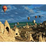 Canvas Hobby Peri Bacaları ve Balon Kasnaklı 100 x 140 cm Sayılarla Boyama Seti