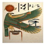 Canvas Mısır Tanrısı Horus Sayılarla Boyama Seti Kasnaklı 100 x 140 cm