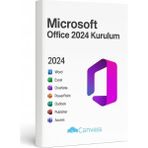 Canvass Office 2024 Kurulum ve Etkinleştirme Lisansı Hediyeli, Microsoft Office 2024 Professional Plus İçin