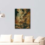 Canvastar Peter Paul Rubens Asi Meleklerin Düşüşü HIQU Kanvas Tablo (46 x 60 cm)