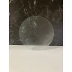 Çap 27CM - Buzlu Cam, Şeffaf - Kesme Tahtası - Sunumluk - 0 - 99 ml