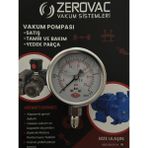 Çap Ø52 Mm, Alttan Bağlantılı, Gliserinli Manometre, 0-2,5 Bar, Hassas Ölçüm Sağlar - Seçenek 1