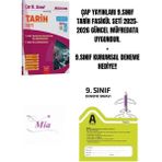 Çap Yayınları 9.sınıf Tarih Fasikül Set Hediyeli - CAPBLT104