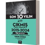 Çap Yayınları - AYT Tek Kitap TM Son 10 Yılın Çıkmış Soruları