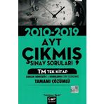Çap Yayınları AYT TM Tek Kitap Tamamı Çözümlü Çıkmış Sınav Soruları Yeni 2020