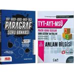Çap Yayınları Tyt Ayt Msü Anlam Bilgisi ve Akm Paragraf Soru Bankası Seti 2 Kitap