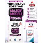 Çap Yayınları Üniversiteye Hazırlık Türk Dili Ve Edebiyatı Maarif Modeli Tematik Soru Bankası-Gür Yayınları Ayt Edebiyat Soru Fasikülü Hediye!!