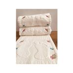 Çapa Home Nakışlı Ayak Havlusu Pamuk 3 Tane Ölçü: 50x70