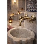 Çapa Lavabo Kurna Şadırvan Banyo Bataryası Antik Renk