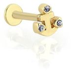 Çapa Model Taşlı Tragus Piercing