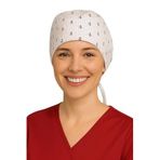 Çapalı Beyaz Doktor Hemşire Aşçı Cerrahi Bone Hastane Bone Bandana M201