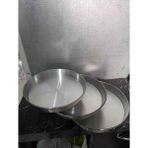 Çapar Group Alüminyum fırın Tepsisi 3'lü 34-36-38- cm - Gümüş - 34 cm