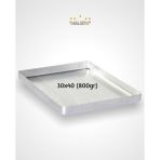 Çapar Group Baklava Tepsisi 30x40x3cm 800 gr - 30 cm - Gri