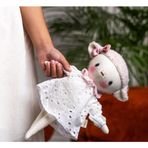 CAPELLA TOYS Kuzu Moli El Yapımı Naturel Bez Bebek, Pamuklu Kumaş, 0+ Yaş, Hediye Kutulu