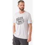 Caperlan Kısa Kollu Pamuklu Balıkçı Tişörtü - Black Bass - Açık Gri