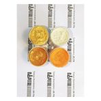 Capital 10g(25ml) x4 Renk Toz Metalik Sedef Epoksi Pigment Boya sarı ton