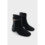 Capone Outfitters Dalenna Kadın bot - Siyah Süet