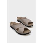 Capone Outfitters Ivory 107001 Çapraz Bant Konfor Anatomic Kadın Terlik