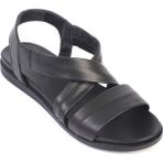 Capone Outfitters Rochell Hakiki Deri Konfor Kadın Sandalet - Siyah