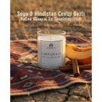 CAPPADOCIA Kokulu Mum – Tarçın & Iğde – Sıcak ve Dengeli Koku – El Yapımı Kalıcı Mum – Soya & Hindistan Cevizi Bazlı ve Rafine Mineral ile Zenginleştirilmiş Özgün Mum Karışımı – 150 g - ODRIUS - 1 Adet