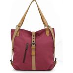 Cappadocia Vintage Olbia Kanvas Omuz, El, Sırt, Seyahat Günlük Tote Çanta - Standart - Açık Pembe