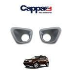 CAPPAFE Dacia Duster Sis Farı Çerçevesi Mat Gri 2010-2017