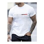 CappBox Erkek Paris Baskılı Süprem T-shirt