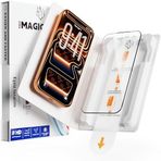 CAPPY iPhone 14 Plus / 13 Pro Max ile Uyumlu [PREMIUM] Ekran Koruyucu, Siyah Çerçeveli Tamperli Cam, Ahize Kapalı Full Kaplama, 9H Çizilmez Darbeye Dayanıklı, HD Kolay Uygulama (14 Plus / 13 Pro Max)