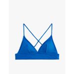 Çapraz Askılı Dokulu Bralet Bikini Üstü