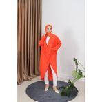 Çapraz Cepli Tunik - Oranj - 2