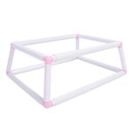 Çapraz Dikiş Kasnağı Tutucu El Nakış Çerçevesi İğne İşi Için Uygun Kullanım Klipsli Kurulum (PINK)
