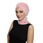 ÇAPRAZ W ATKILI PUDRA HAZIR TÜRBAN TESETTÜR BONE