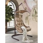 Capri Swing Alacati Tekli Rattan Bahce Salincagi | Balkon Salincagi
