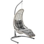 Capri Swing Bodrum 1 Kişilik Rattan Bahçe Salıncağı