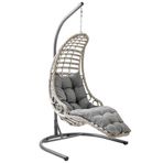 Capri Swing Bodrum 1 Kişilik Rattan Bahçe Salıncağı