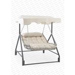 Capri Swing Capri Bed Çiftli Rattan Cappuccino Bahçe Balkon Salıncağı