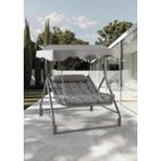 Capri Swing Capri Bed Rattan Bahçe Salıncağı | Balkon Salıncağı - Açık Gri