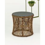 Capri Swing Pisa Tekli Rattan Balkon Oturma Grubu Acik Kahve 703