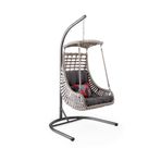 Capri Swing Rattan Tekli Bahçe Balkon Salıncağı
