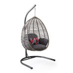 Capri Swing Tekli Gümbet Gri Salıncak